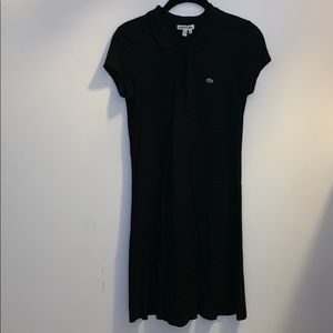 Black Lacoste keyhole dress
